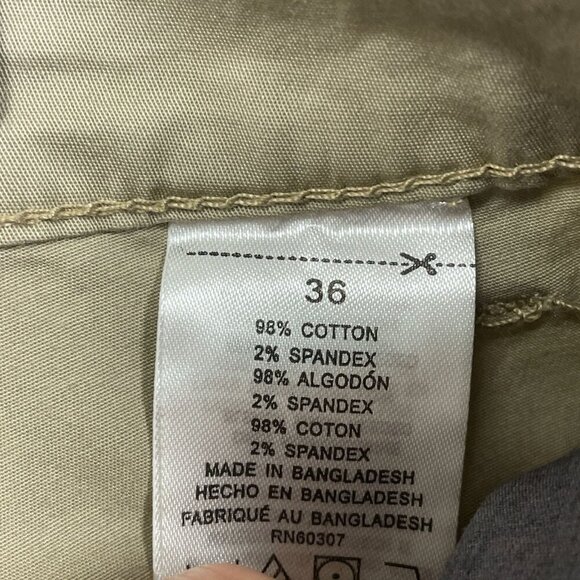 Unionbay Men’s Cargo Shorts Size 36 Tan Cotton Blend Durable 6902 - Picture 4 of 7